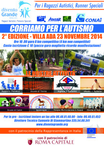 Locandina Corriamo per l'Autismo 2014 II edizione (2)