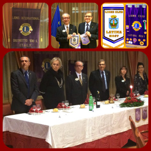 VISITA DEL GOVERNATORE AL LIONS CLUB LATINA HOST