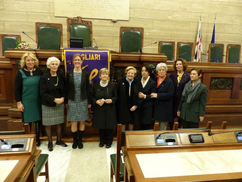 Il Club Lioness con la premiata