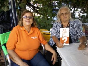 La presidente del LC Roma Tyrrhenum Liliana Pellegrini Masci a destra e l'Officer Paola Tamburrini Rizzi