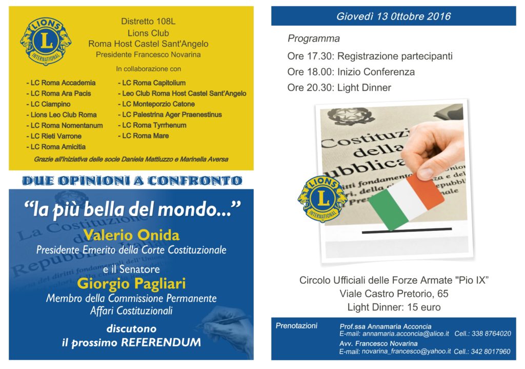 LIONS - Invito Conferenza