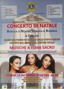 Concerto di Natale a Bonariia- foto locandina