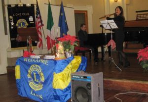 Il maestro Fabio Berellini e la flautista Cristina Palazzoni hanno tenuto un concerto di musiche natalizie