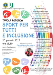locandina sport per tutti