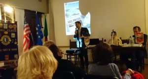 Un momento della relazione del dottor Luca Venanti