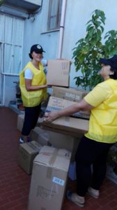 organizzando la spedizione