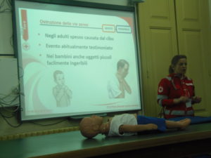 Lezione operatrice C.R.I.