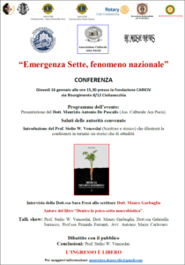 Emergenza Sette, fenomeno nazionale @ Fondazione CARICIV di Civitavecchia
