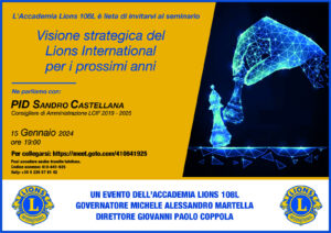 Visione strategica del Lions International per i prossimi anni @ On Line